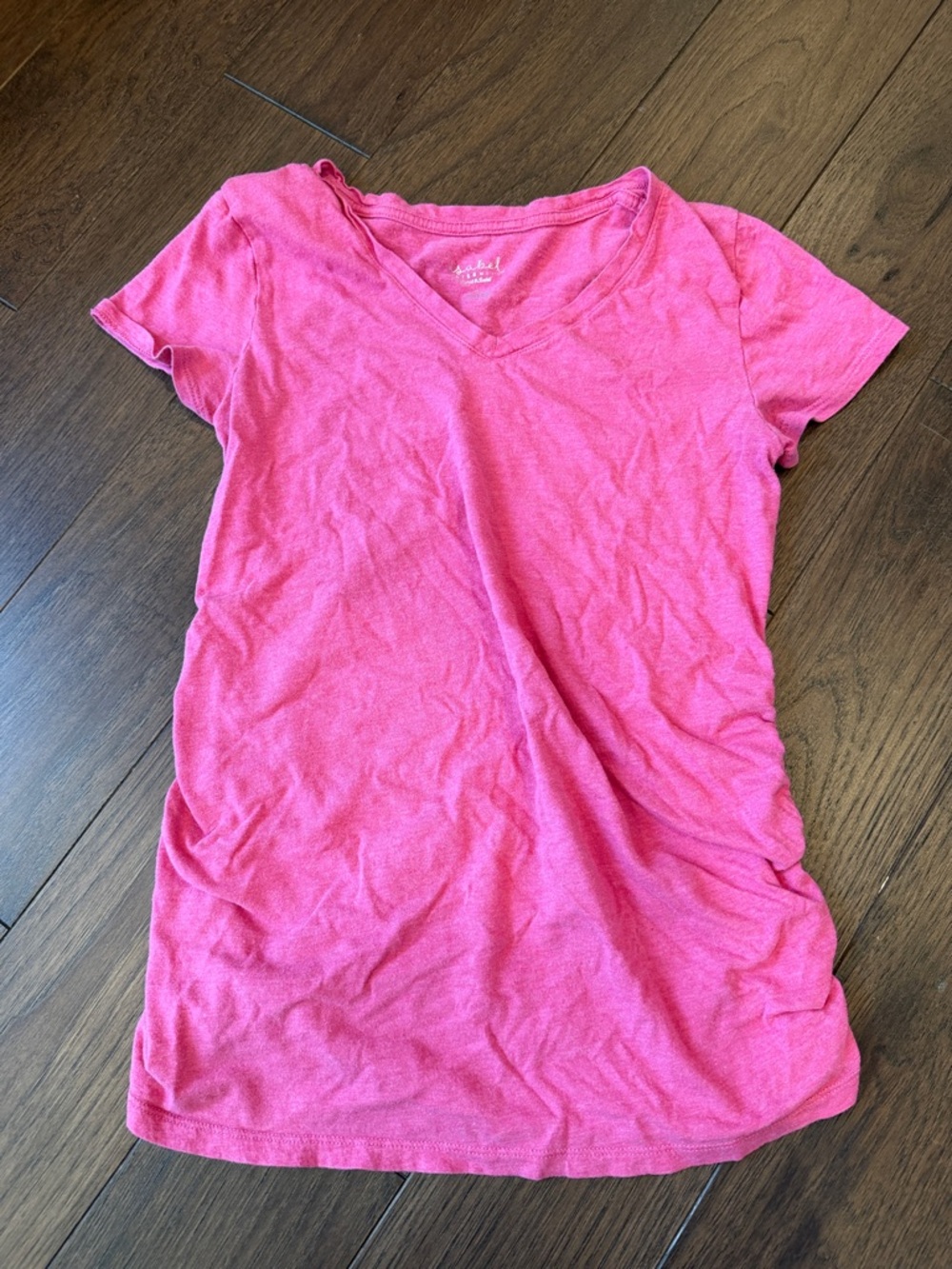 Isabel Maternity V‑Neck Short Sleeve Tee Extra Small - C16-057